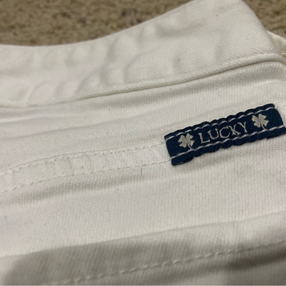 Lucky Brand Lola straight womens White  jeans.- 00/24 - Picture 4 of 8